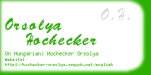 orsolya hochecker business card